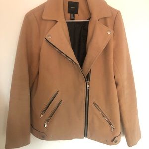 Forever 21 Camel Moto Jacket
